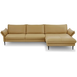 HUKLA Ecksofa HP1901 Leder Torro Kurkuma