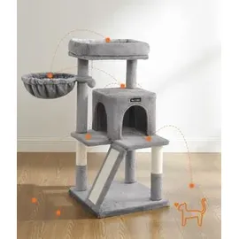 Songmics Kratzbaum 45 x 96 x 48 cm grau