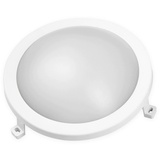 LED line LED 12W Lampe Rund IP54 Kellerleuchte Neutralweiß 840 Lumen Deckenleuchte Feuchtraumleuchte Weiß