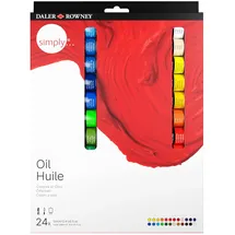Daler Rowney Ölfarben-Einsteigerset 24 12 ml Mehrfarbig