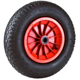 Grafner Schubkarrenrad 4.80/4.00-8 luftbereift, 120kg Tragkraft, Ø 380mm, mit Kunststofffelge
