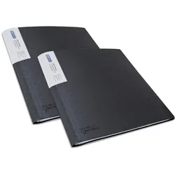 Rapesco Germ-Savvy, Schwarz, Weiß, Polypropylen (PP), 100 Taschen, Porträt, A4,