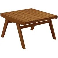 Miliboo Niedriger Gartentisch aus Massivholz 0 x 0 x