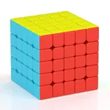 Vdealen Zauberwürfel Speed Cube von Zauberwürfel Original, Glattes Stickerless Magic Cube für Anfänger und Fortgeschrittene, Geschenk für Kinder Teenager Erwachsene(5x5)