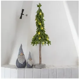 Star Trading LED Tischbaum Tischdeko Mini Weihnachtsbaum H: 65cm Weihnachtsdeko Batterie grün