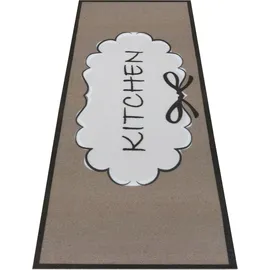 HANSE HOME Küchenläufer Kitchen Cloud, rechteckig, Höhe: 3 mm, Läufer, Rutschfest, Küchenteppich, Küche, Teppich, Pflegeleicht braun|schwarz