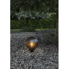 Star Trading Kugelleuchte grau Ø 30 cm E27 Erdspieß 34,0 cm