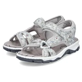 Rieker Riemchensandale Damen Hellgrau Multicolor 40