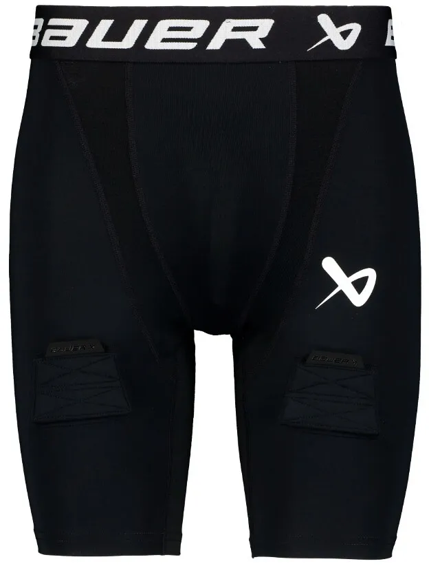 Shorts mit Tiefschutz Bauer  PERFORMANCE JOCK Senior XXL - Schwarz