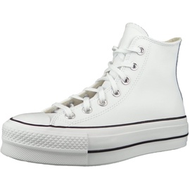 Converse Chuck Taylor All Star Platform Leather High Top white/black/white 39