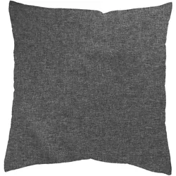 Kissenhülle HOME WOHNIDEEN "LUCIO" Gr. 2, grau (anthrazit), B:50cm L:50cm, Polyester, Polyester, Kissenbezüge