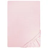 biberna 0077155 Jersey 140 x 200 - 160 x 200 cm hellrosa