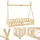 ML-Design Kinderbett Tipi 70 x 140 cm Kiefer natur beige