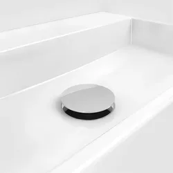 Clou Mini Wash Me Ablaufgarnitur mit Abdeckkappe, Shop Schweiz, chrom