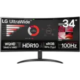 LG 34WR50QK-B (34") Zoll QHD Monitor (5 ms Reaktionszeit, 100 Hz)