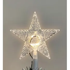 Spetebo Pop Up Spiral Weihnachtsbaum 150 cm mit 120 LED und Stern Spitze - Silber - Künstlicher Tannenbaum warm weiß beleuchtet für Außen und Innen - Weihnachts Deko Garten Beleuchtung mit Stecker