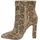 Buffalo Stiefel BUFFALO "Buffalo JULY ANKLE BOOTIE - VEGAN SUEDE", Damen, Gr. 39, cream, beige snake, Kunstfaser, Schuhe Stiefel