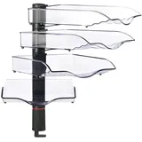 Novus Briefablage-Schwenkflügler CopySwinger anthrazit, 4 Fächer