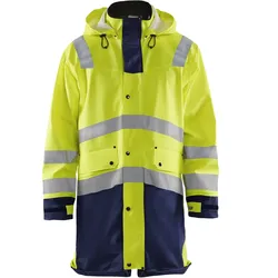 Warnschutz Regenmantel Level 3 "4326" - XXL - gelb/marine