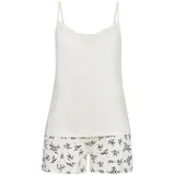 VIVANCE DREAMS Damen Shorty creme-geblümt Gr.44/46