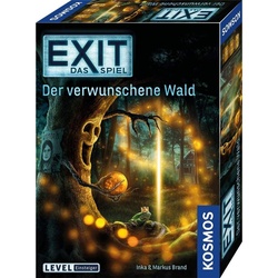 Kosmos Spiel, Gesellschaftsspiel EXIT- Das Spiel – Der verwunschene Wald, Level Einsteiger, Escape Room Spiel, für 1 bis 4 Spieler ab 10 Jahre bunt