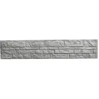 Beckers Betonzaun Betonzaun Sichtschutzelement 200 x 38,5 cm Betongrau