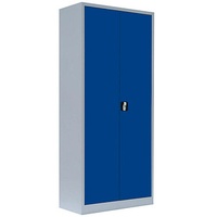 Lüllmann Putzmittelschrank 545521 enzianblau, lichtgrau 80,0 x 38,3 x