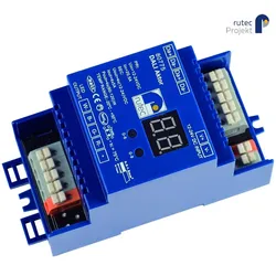 Rutec Projekt DALI Dimm-Aktor DT6, IP20, 12-24V, Reiheneinbau mehrfarbig, 4 Adressen, 4x1 Kanal RUP-PHZ775