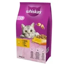 Whiskas 2 x 14kg 1+ Huhn Whiskas Katzenfutter trocken