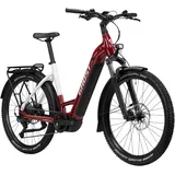 E-Bike GHOST "E-Teru Advanced EQ Low" Gr. 38, rot, Elektrofahrräder, Damen, 38cm, 27,5 Zoll (69,85cm)