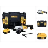 DeWalt DCS 571 Akku Handkreissäge 18 V 115 mm Brushless + 1x Akku 5,0 Ah + TSTAK - ohne Ladegerät