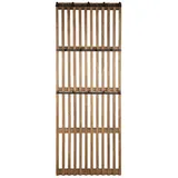 KAWOLA Wandgarderobe JACINTA Mangoholz Metall Braun