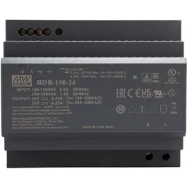 MeanWell Mean Well HDR-150-24 Hutschienen-Netzteil (DIN-Rail) 24 V/DC 150 W Anzahl Ausgänge:1 x Inhalt 1