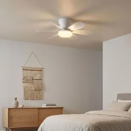 GLOBO Delores 51 cm Deckenventilator Weiß
