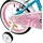 miravo 16 Zoll RH 0 cm rosa/türkis