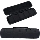 F Fityle Uhren Reiseetui 5 Fächer, Uhrenbox Reiseetui Uhr, Watch Box PU Material Uhrenbox 5 Uhren, Watch Display Box Organizer, Uhrenbox Uhren Kasten Aufbewahrungsbox für Reisen Herren