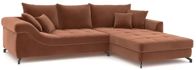 SOMETA Ecksofa Taylor Stoff Ginger
