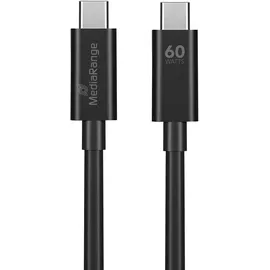 MediaRange USB-C 1,2 m Schwarz