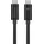 MediaRange USB-C 1,2 m Schwarz