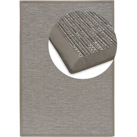 DEKOWE In- & Outdoorteppich Naturino Effekt S2 grau 60x110 cm