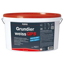 Pufas Grundierweiss GP 5 l