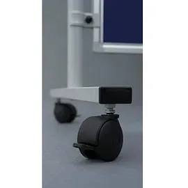 Franken Rollenset für Stellwandsystem ECO 130 mm Schwarz