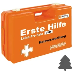 Erste-Hilfe-Koffer nach DIN 13169, Holzverarbeitung