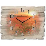 ARTland Mohnblumenfeld bei Sonnenuntergang 40,0 cm S6AM rot