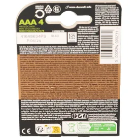 Duracell Akku AAA 750 mAh 4 St.