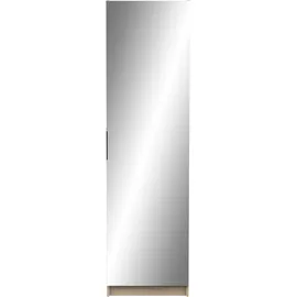 Demeyere Zapatero 50 x 180,5 x 20 cm 1 Tür/1 Spiegel / Eiche