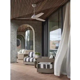 LUCCI Polis 132 cm Deckenventilator Weiß