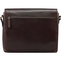 JOST Lund Aktentaschen Messenger Leder 41.5 cm Laptopfach braun