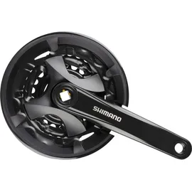 Shimano FC-MT101 Kettenradgarnitur Schwarz Einheitsgröße