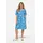laurasøn Jerseykleid A-Line V-Ausschnitt Blau L